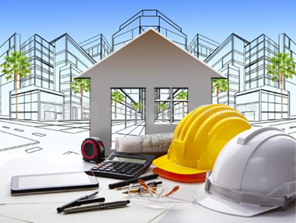 建筑师与建筑行业和工程师的工作桌